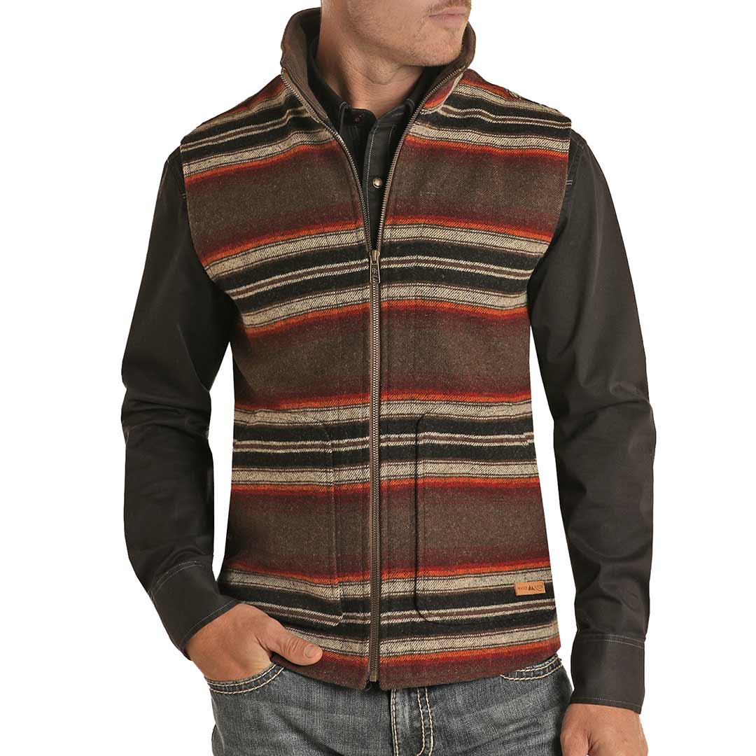 Powder River Outfitters Men's Striped Vest