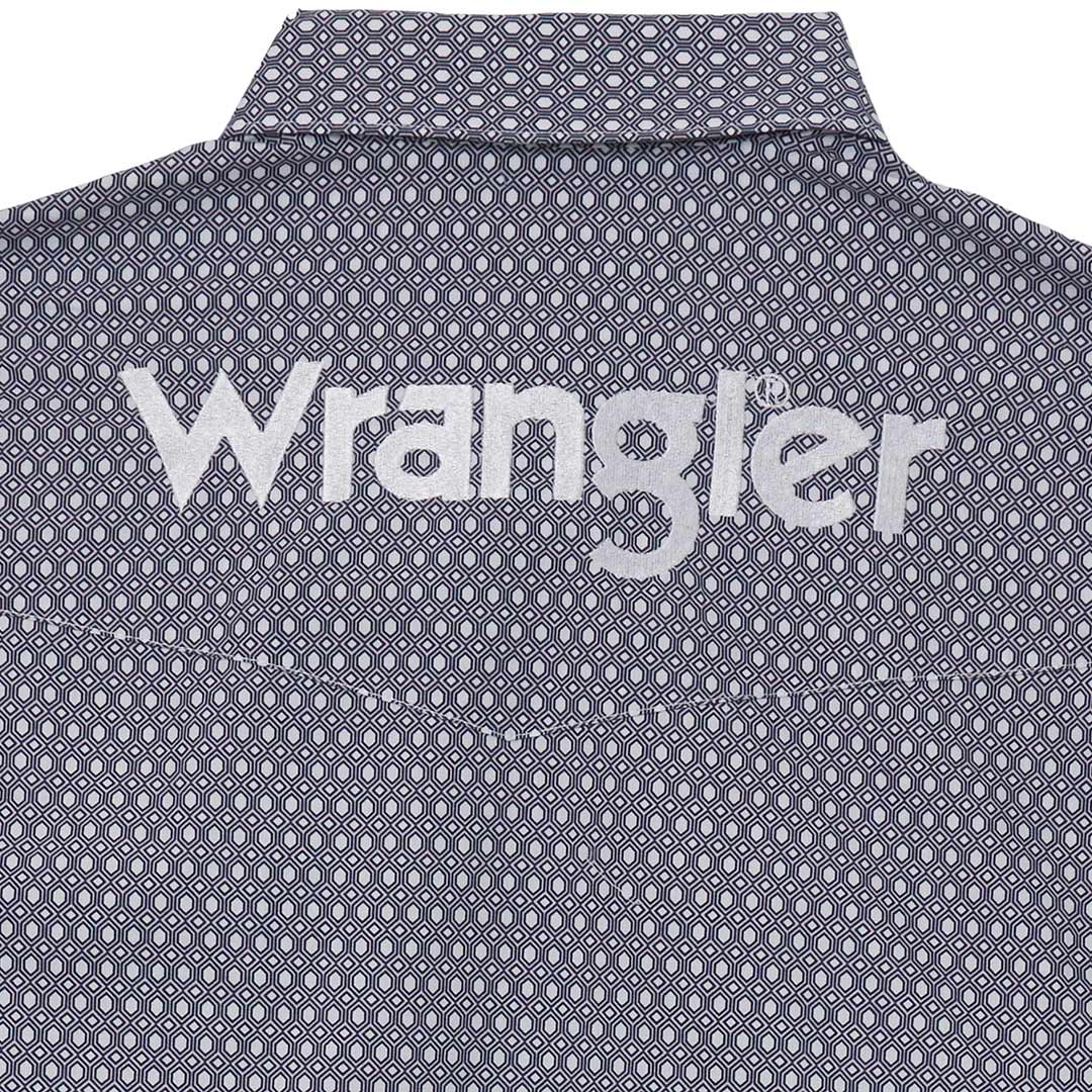 Wrangler Men's Logo Geometric Print Button-Down Shirt
