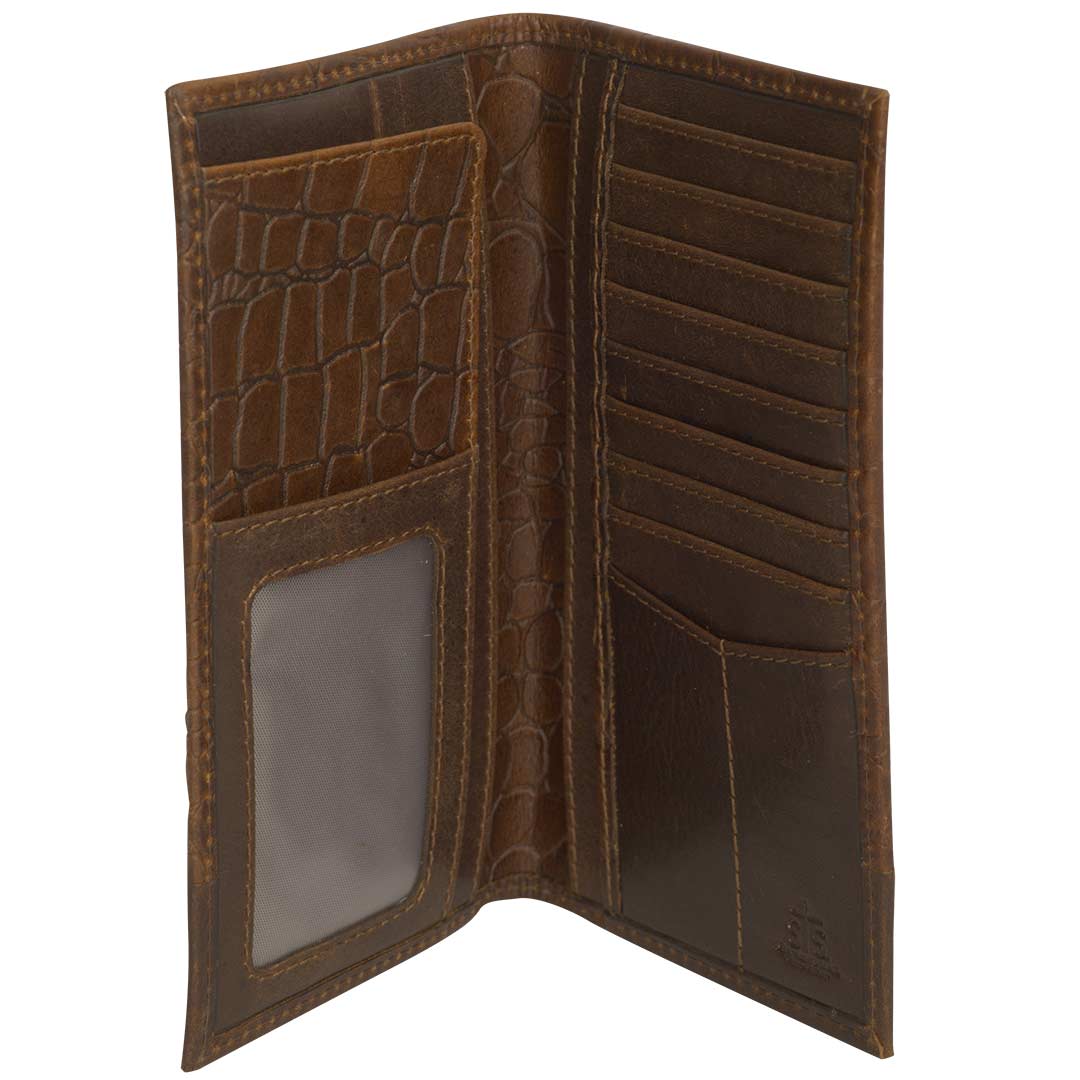 STS Ranchwear Men's Catalina Croc Bifold Wallet