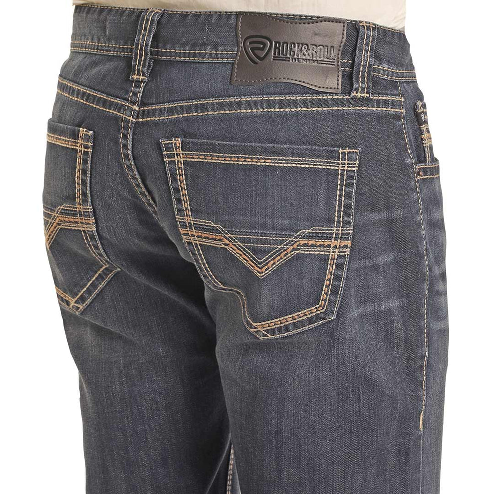 Rock & Roll Denim Men's Pistol Stackable Bootcut Jeans