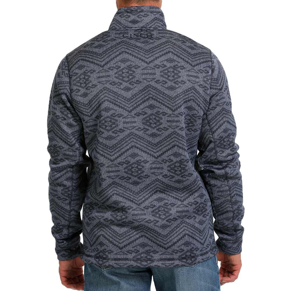 Cinch Men's 1/4 Zip Southwestern Pullover Sweater