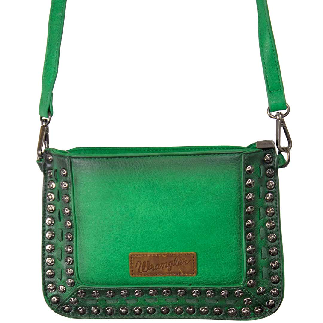 Wrangler Rivets Fringe Clutch Crossbody