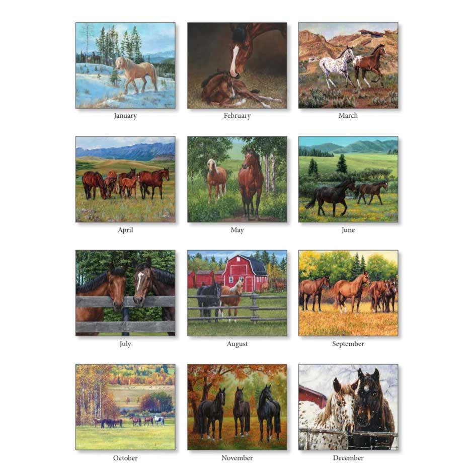 Pine Ridge Hoofbeats 2024 Calendar