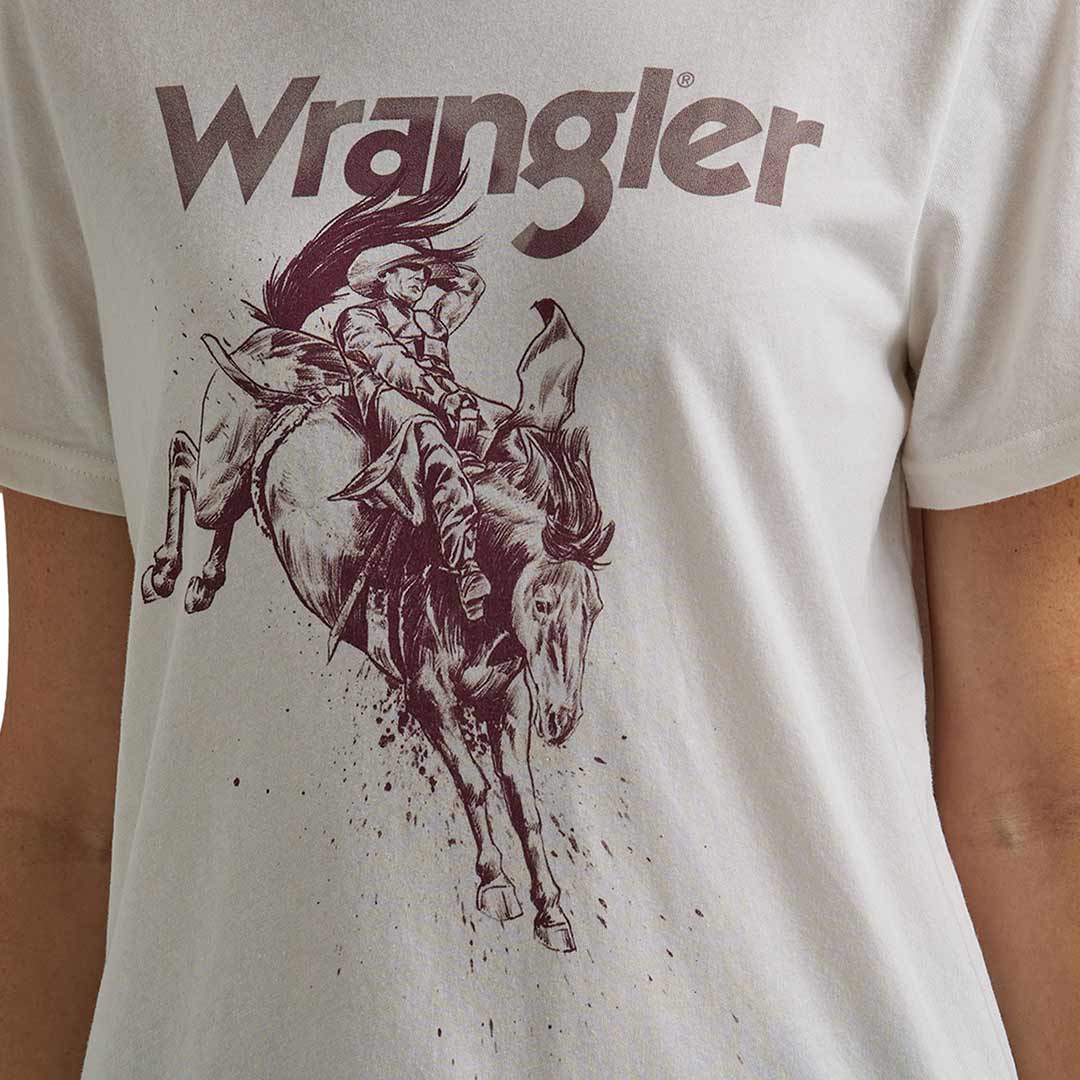 Wrangler Women's Cowboy Logo Graphic T-Shirt