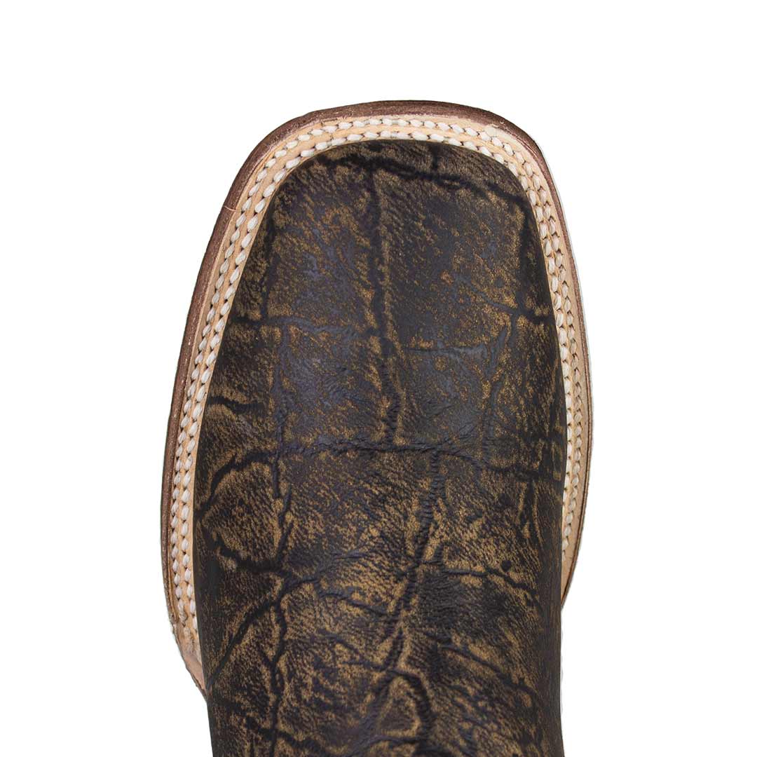 Roper Men's Vintage Elephant Embossed Vamp Cowboy Boots