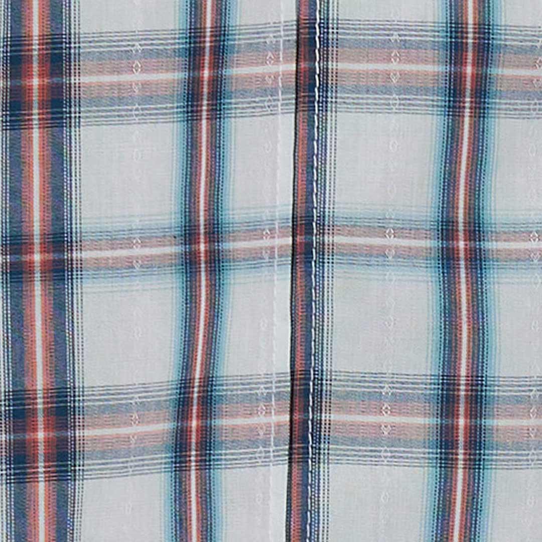 Wrangler Boys' Match Dad Plaid Snap Shirt