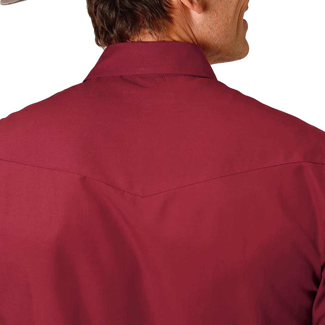 Roper Men's Solid Broadcloth Snap Shirt