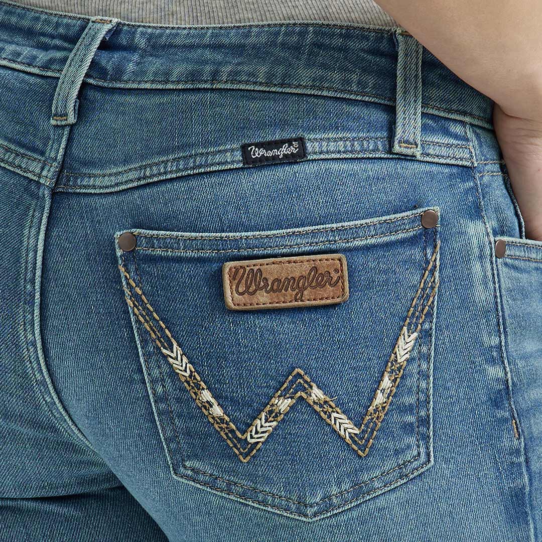 Wrangler Women's Retro Mae Mid Rise Bootcut Jeans