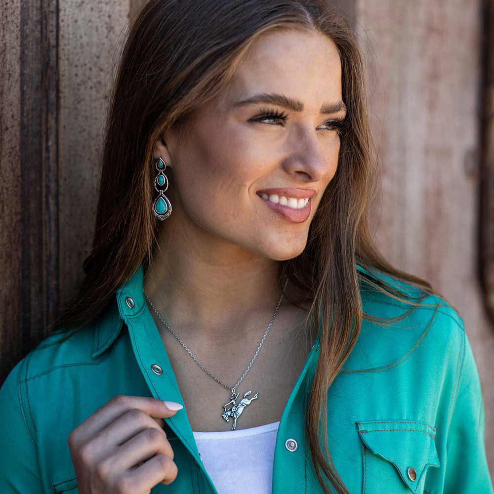 Montana Silversmiths Unmatched Beauty Turquoise Earrings