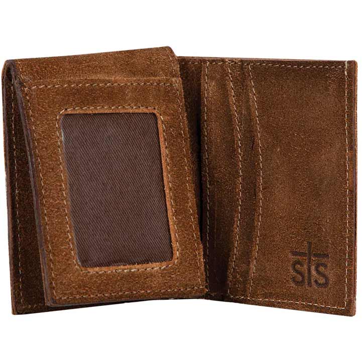 STS Ranchwear Men's Cowhide Hidden Cash Wallet
