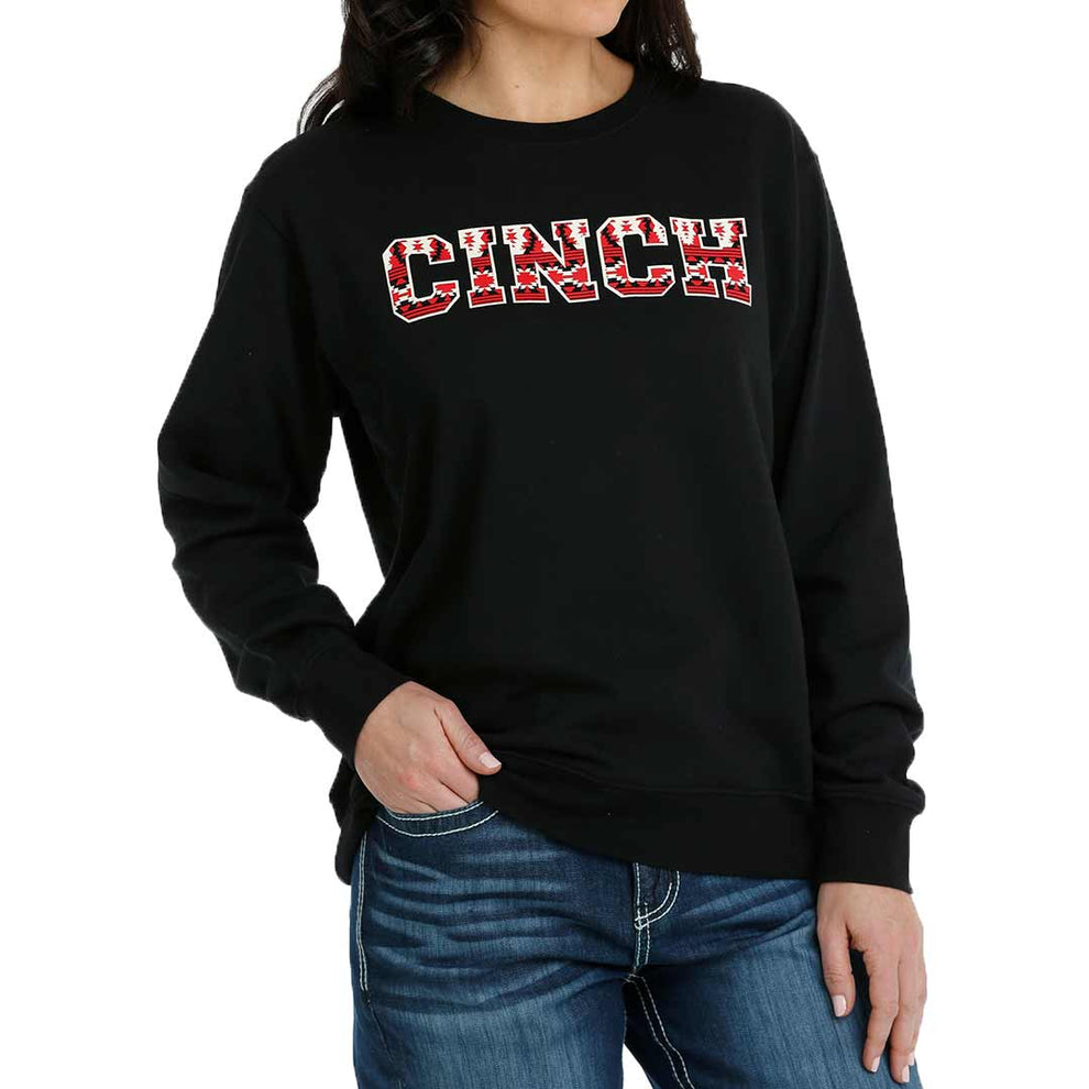 Cinch Women's Fleece Pullover Logo Sweatshirt