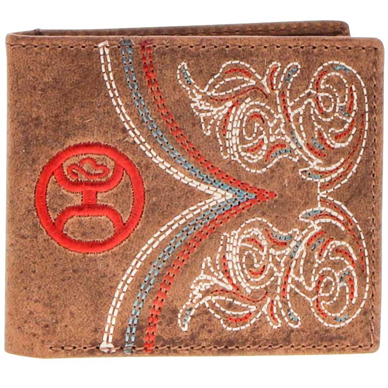 Hooey Men's Ranger Embroidered Bifold Wallet