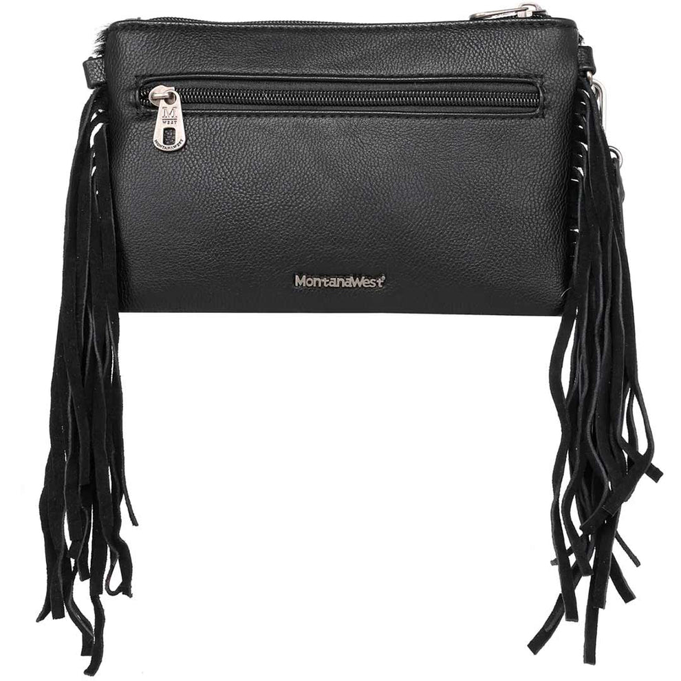 Montana West Hair-On Collection Clutch/Crossbody