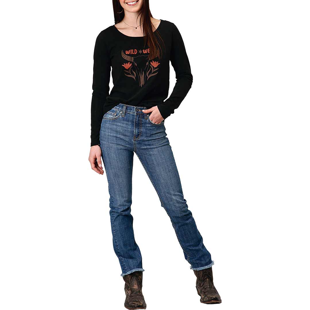 Roper Women's Wild West Long Sleeve T-Shirt