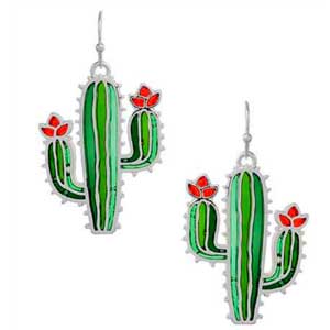 Wyo-Horse Cactus Earrings