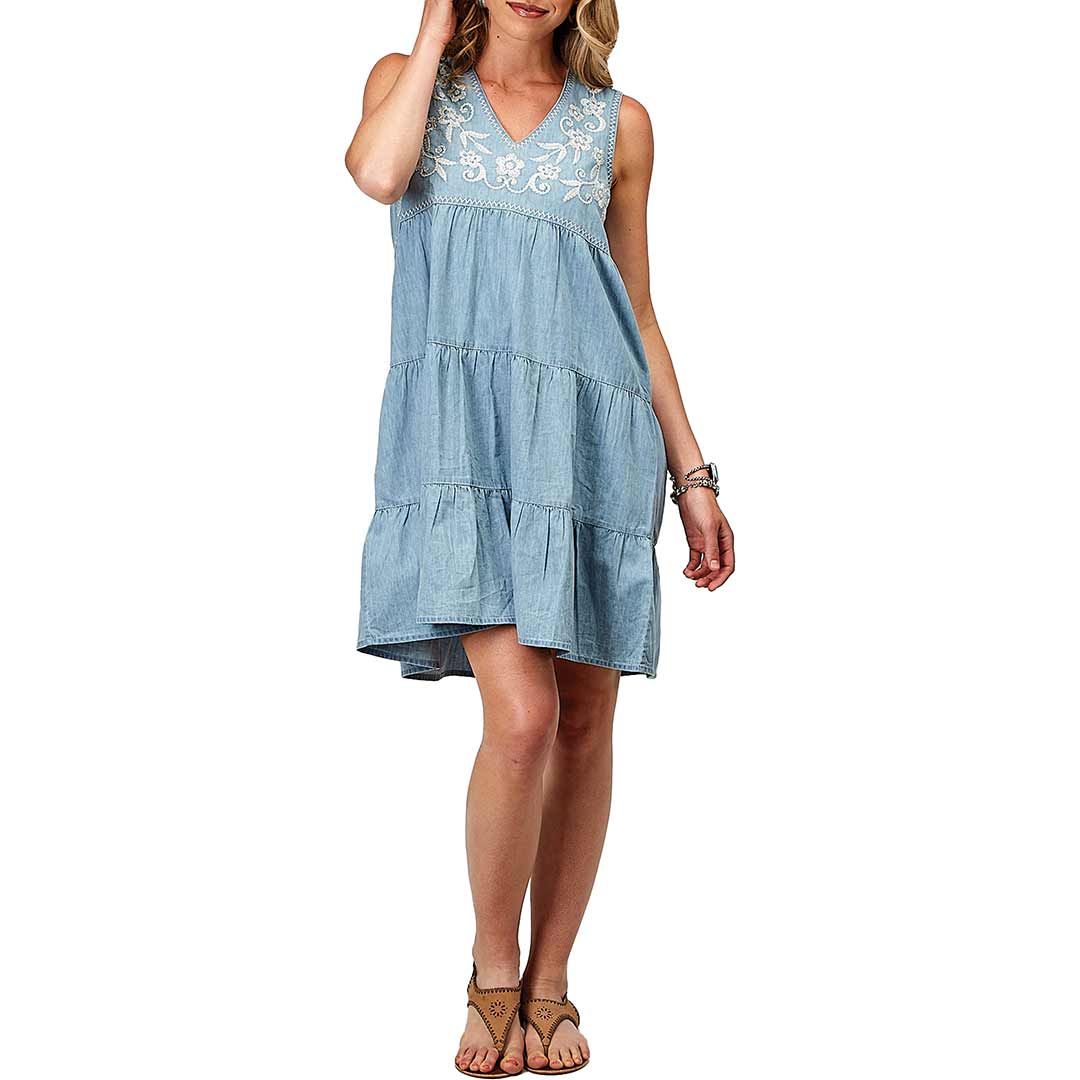 Denim tank dress sale