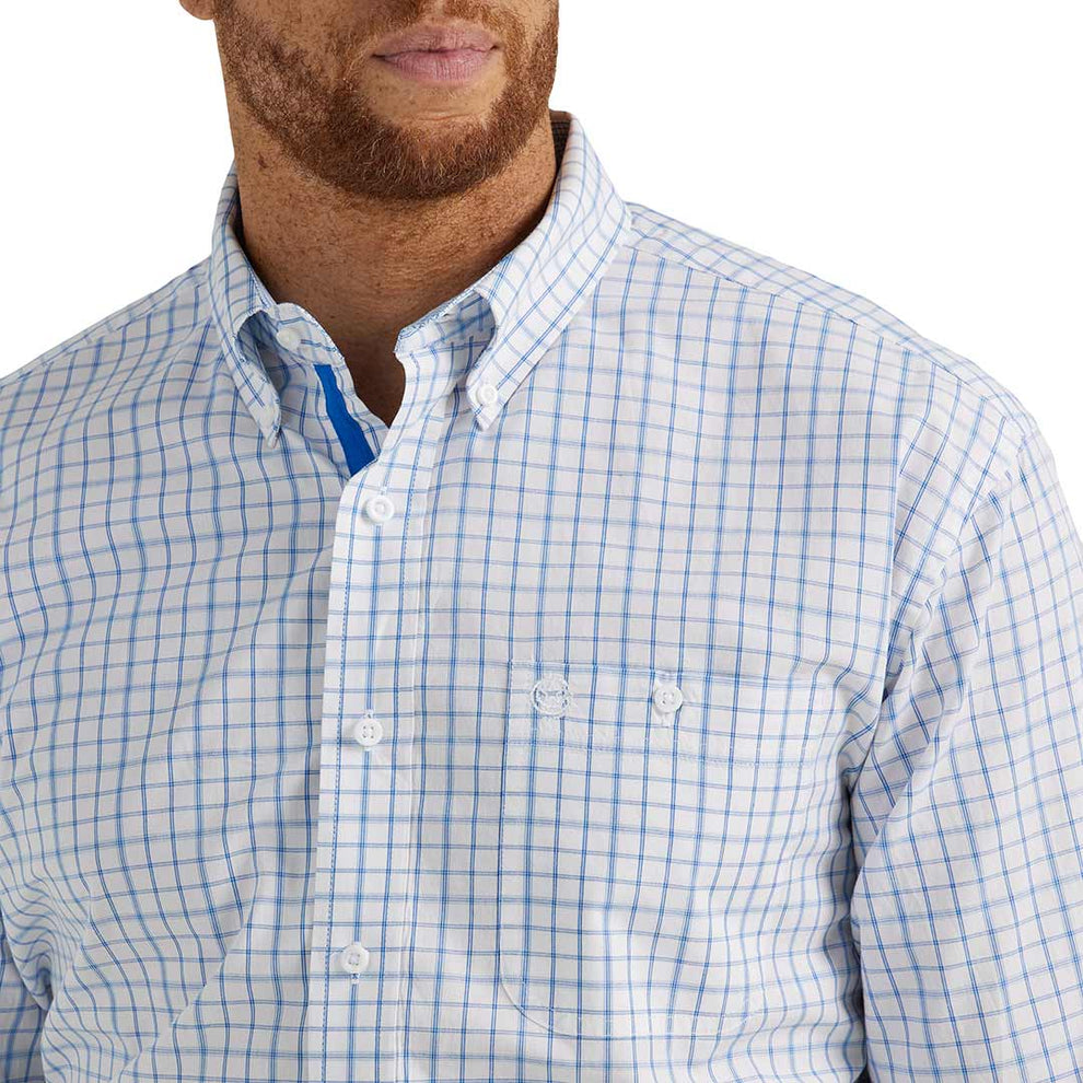Wrangler Men's George Strait Check Button-Down Shirt