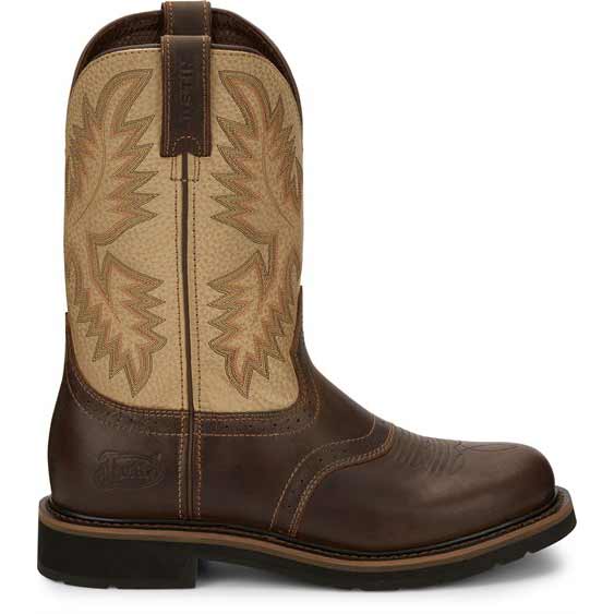 Justin Stampede Men's Superintendent Cowboy Boot