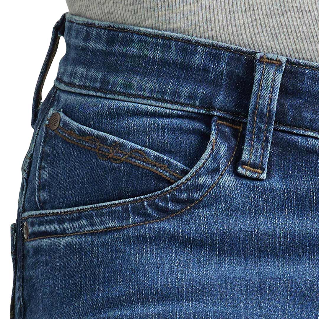 Wrangler Women's Ultimate Riding Mid Rise Willow Trouser Jeans
