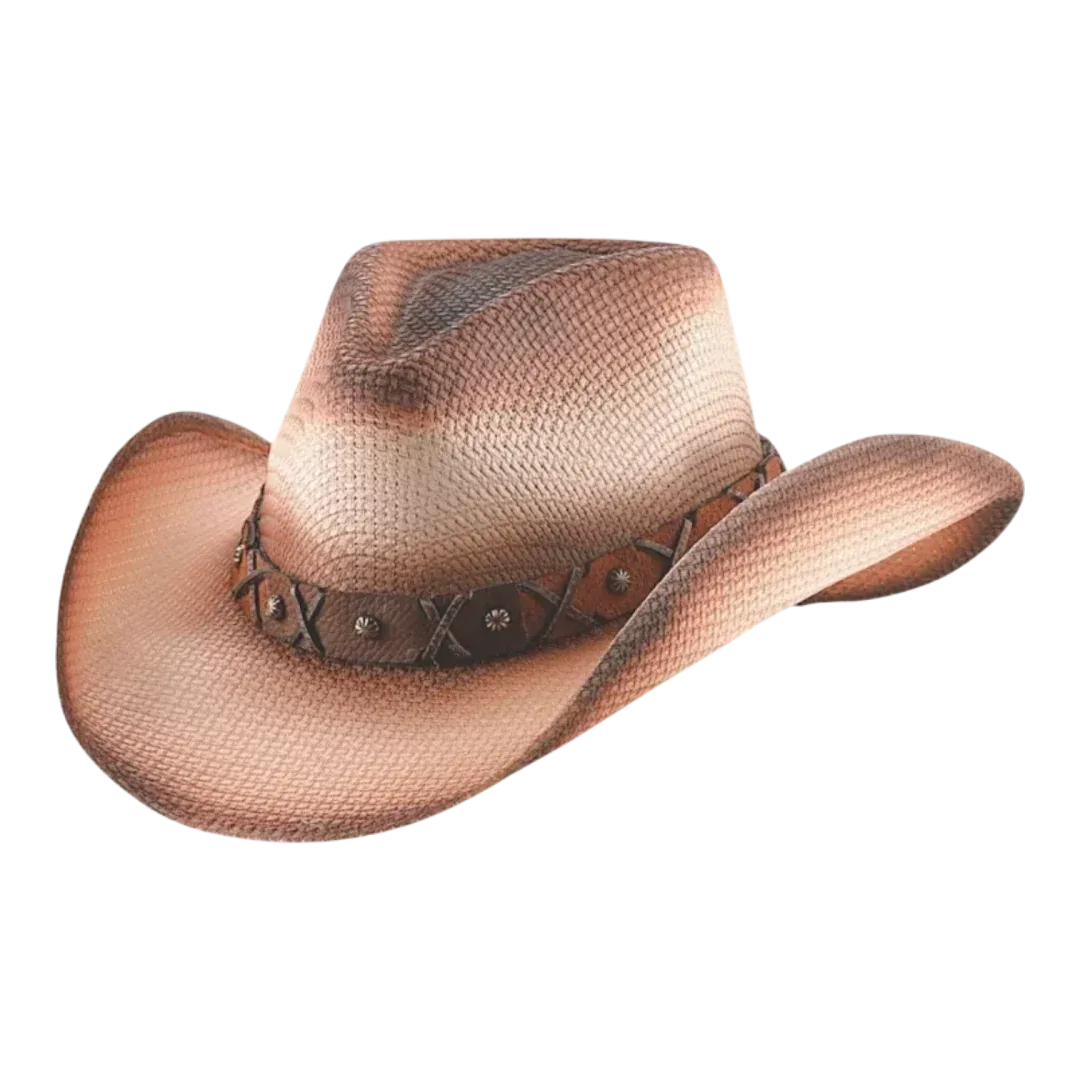 Lucky Horze Unisex Two Step Straw Cowboy Hat