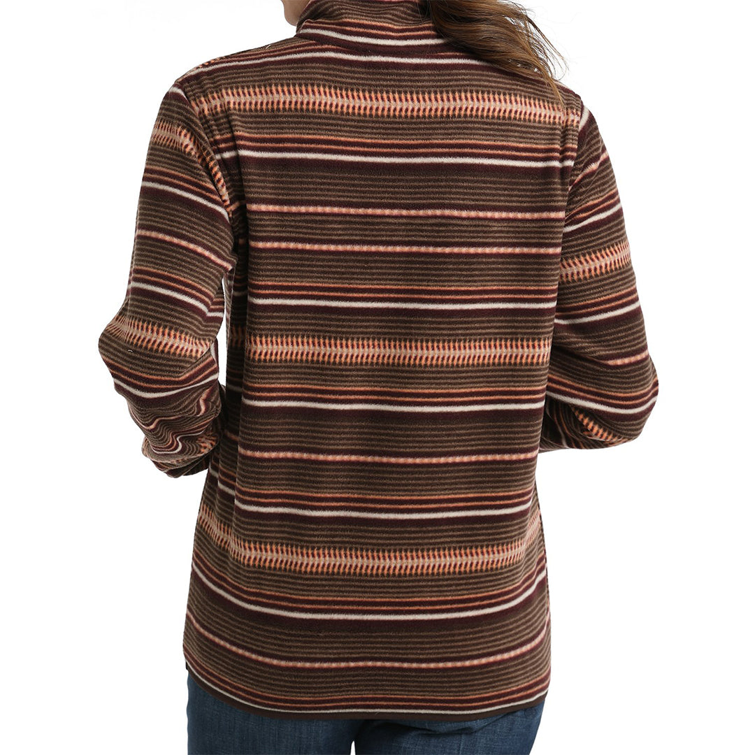Cinch Pull en molleton rayé pour femme