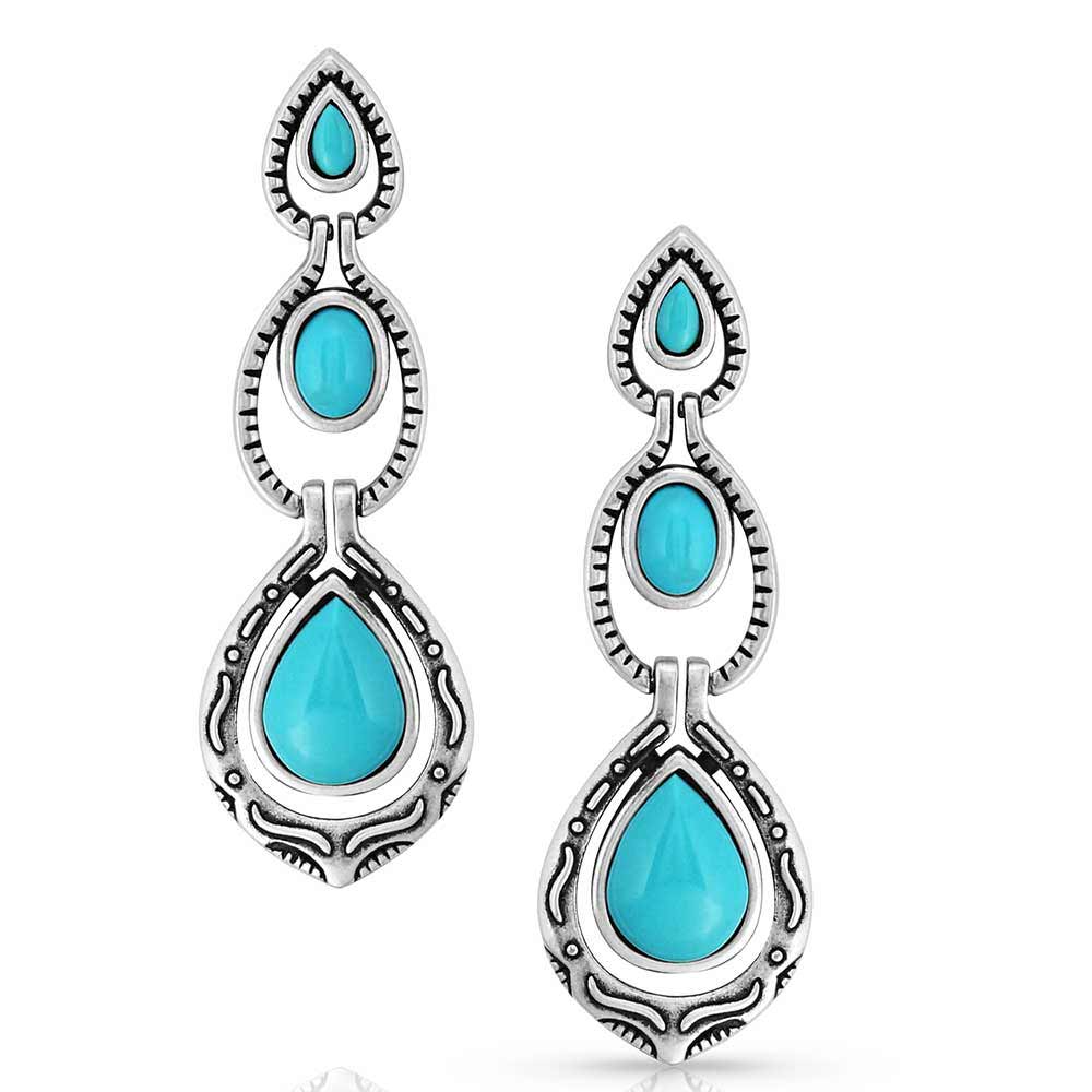 Montana Silversmiths Unmatched Beauty Turquoise Earrings