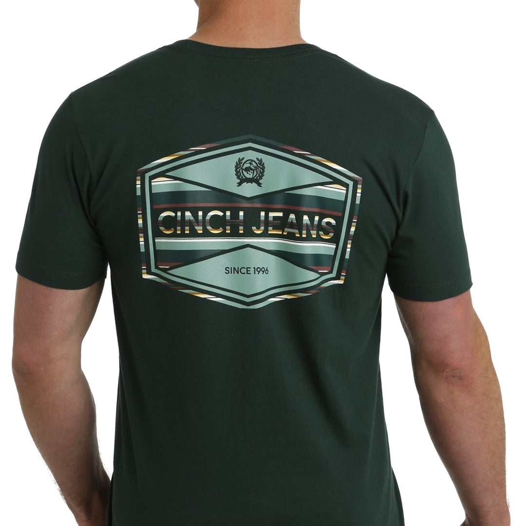 Cinch Men's Jeans Graphic T-Shirt In Green