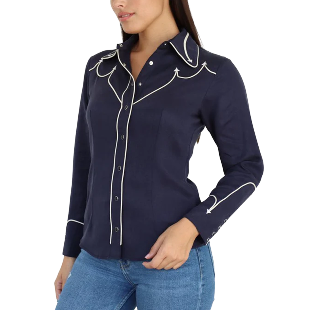 H Bar C Women's Lake Tahoe Long Sleeve Snap Shirt