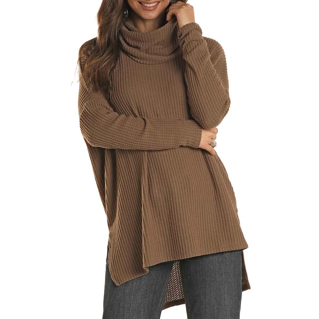 Panhandle Women's Cowl Neck Sweater