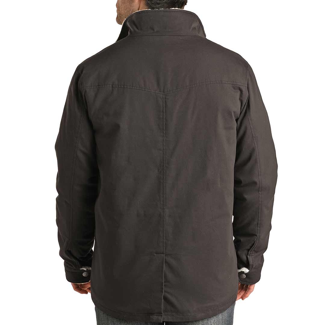 Powder River Outfitters Men's Oil Skin Canvas Jacket