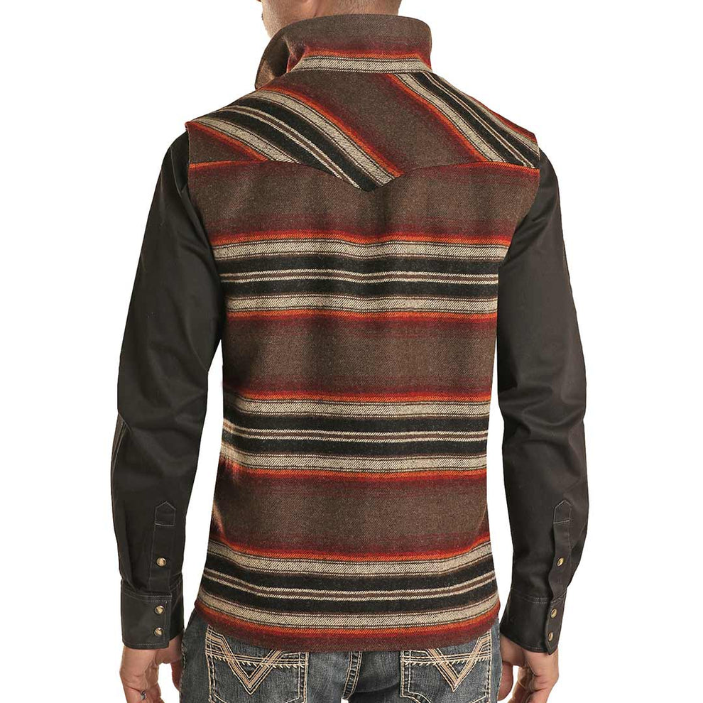 Powder River Outfitters Men's Striped Vest