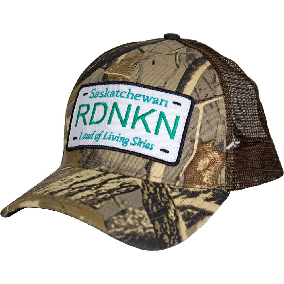 Rdnkn' Men's Saskatchewan RDNKN Camo Snap Back Trucker Cap