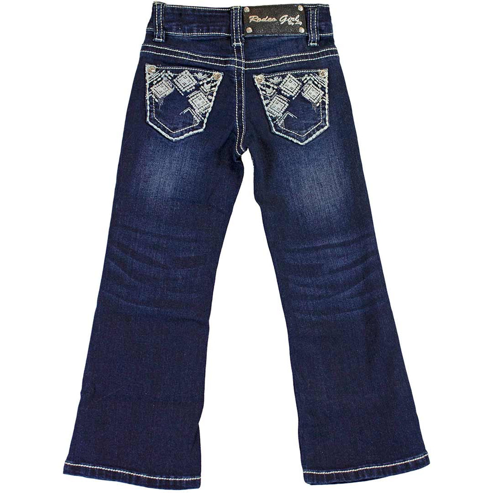 Rodeo Girl Girls' Diamond Bootcut Jeans