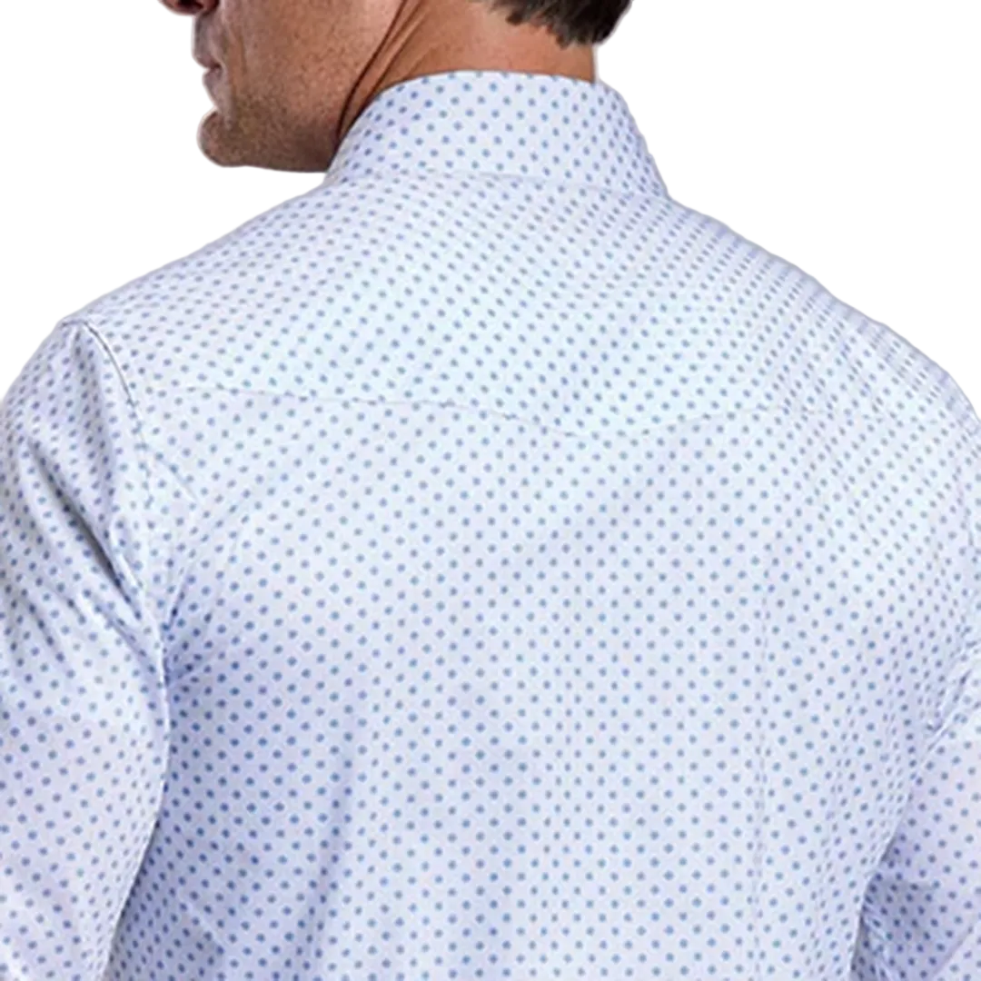 Stetson Men's Silver Spur Print Long Sleeve Snap Shirt