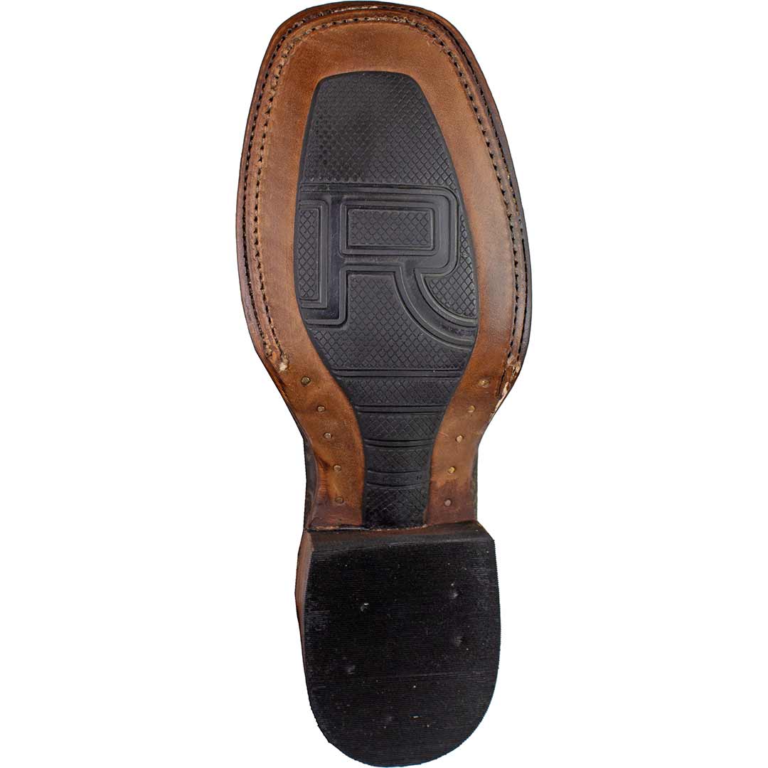 Roper Men's Vintage Elephant Embossed Vamp Cowboy Boots