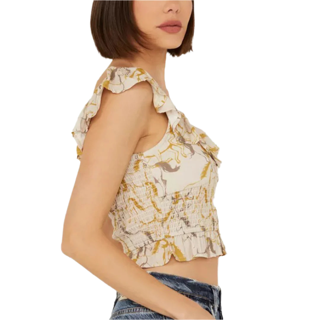 Rock & Roll Cowgirl Women's Sleeveless Horse Print Top