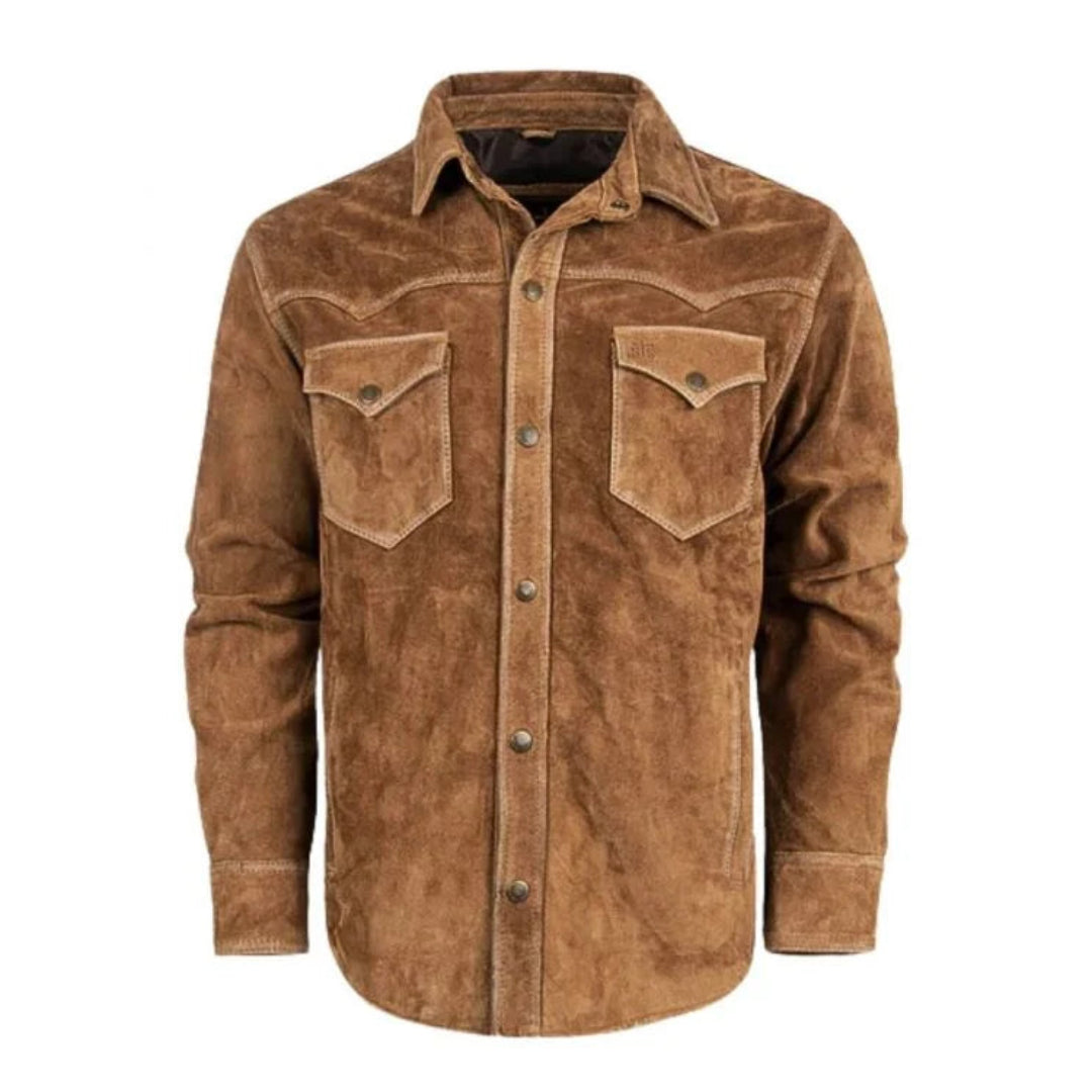 Blouson en cuir Russell pour homme STS Ranchwear