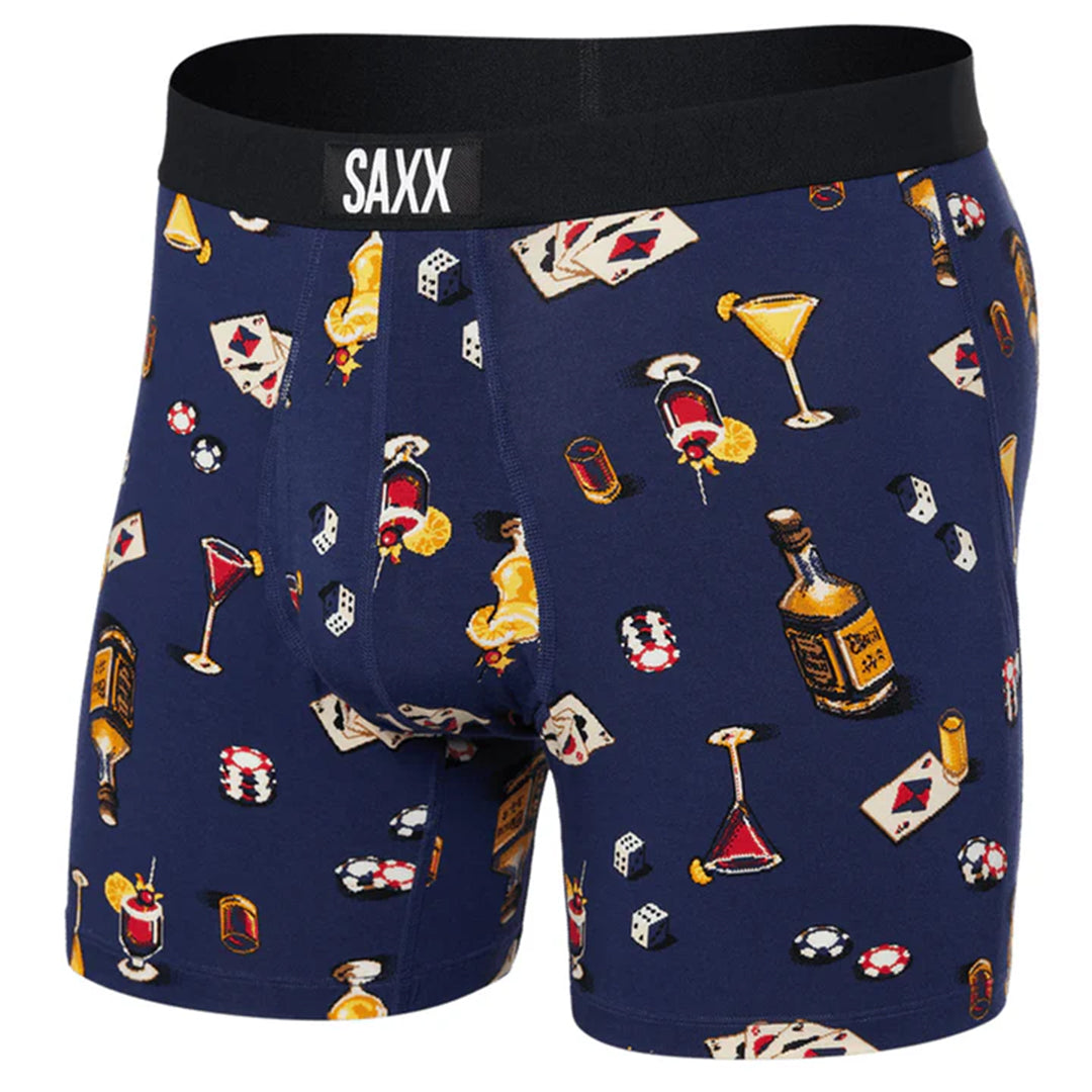 SAXX Ultra Super Soft Vice Squad Astro Blue Boxer