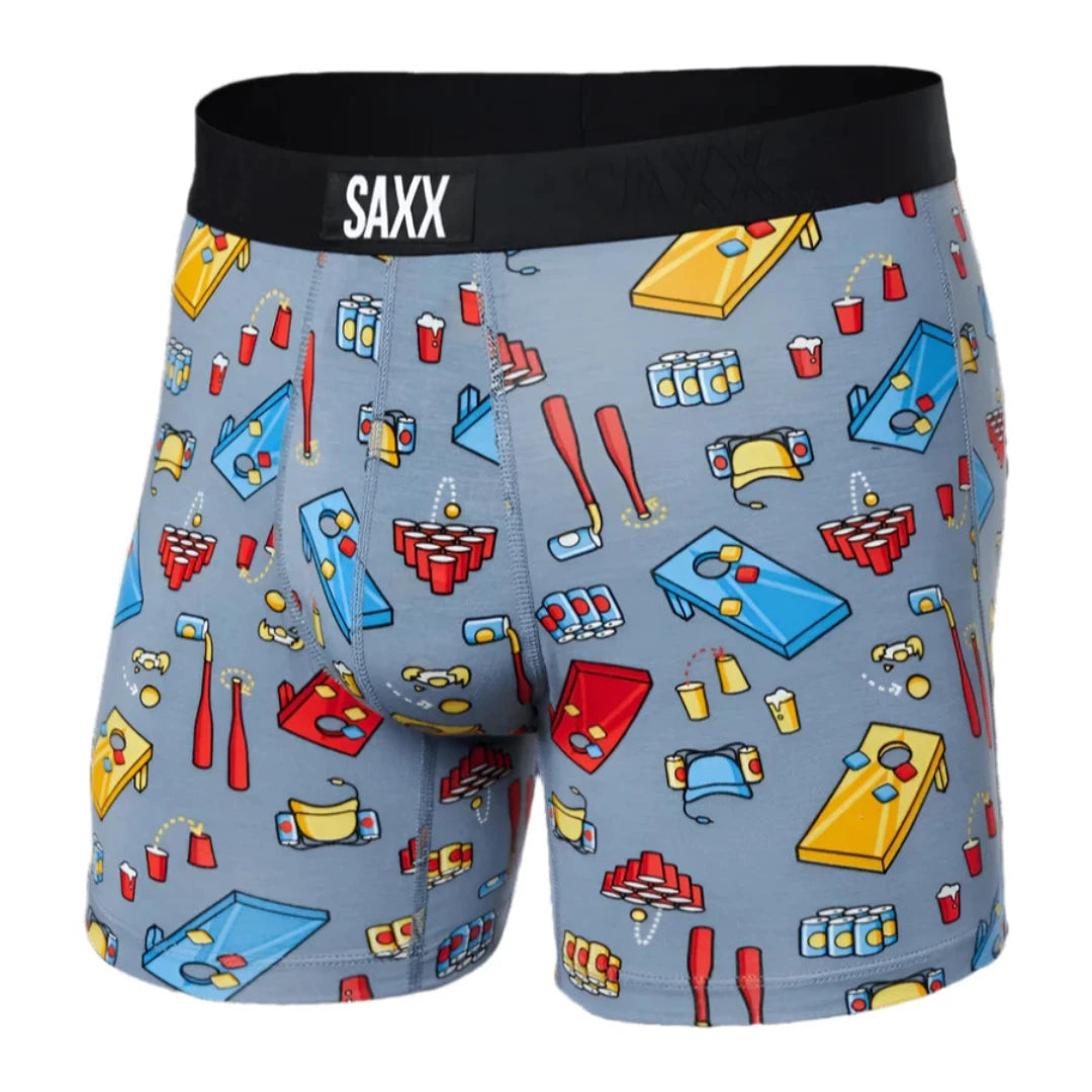 SAXX Vibe Super Soft Beer Olympics Boxer Brief Underwear