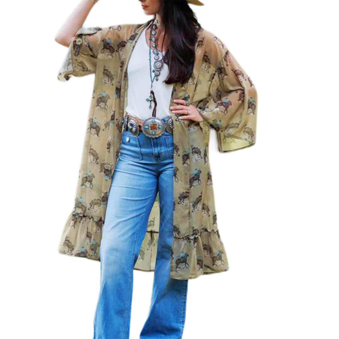 Tasha Polizzi Women's Samara Print Sayge Duster
