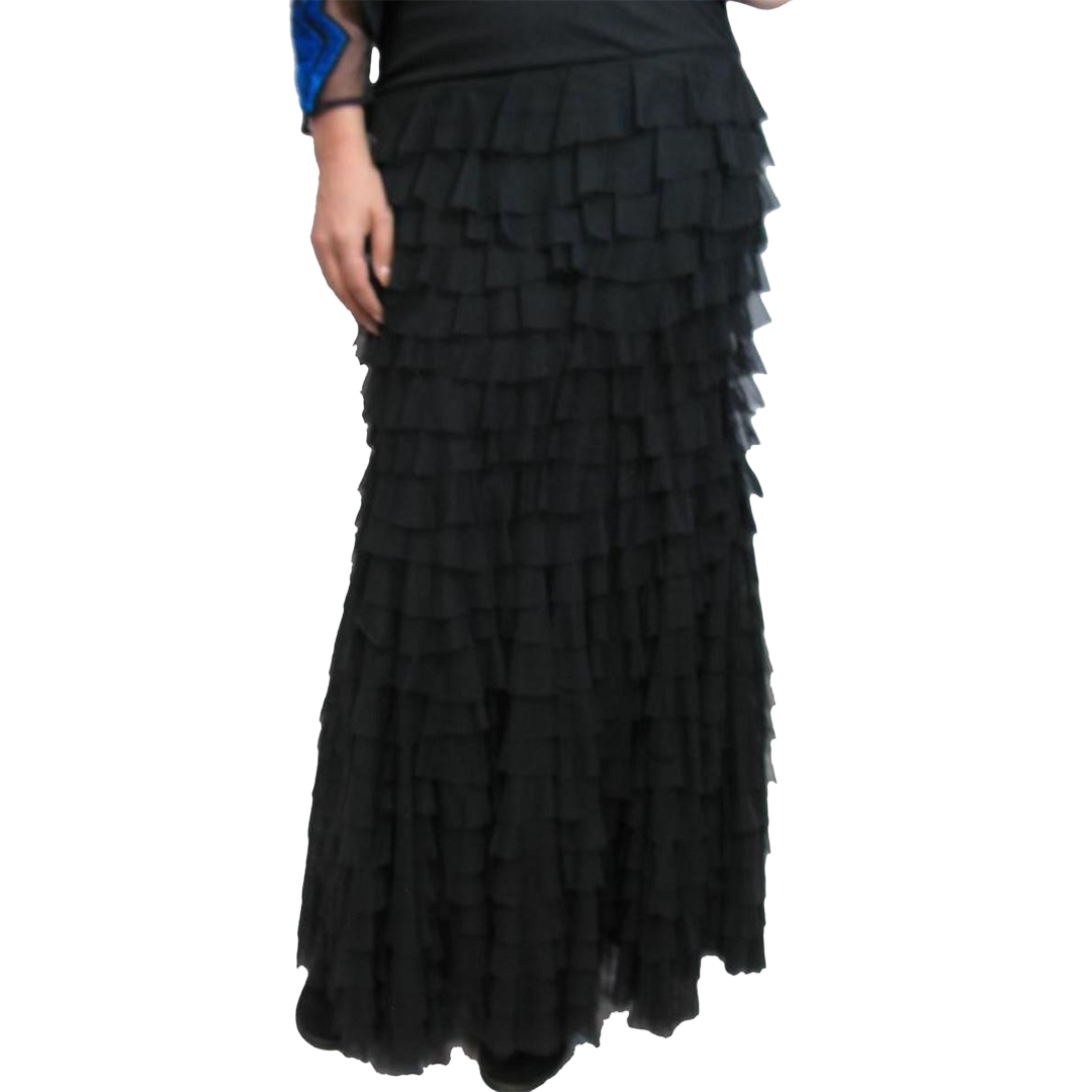 Jupe longue sirène vintage pour femme