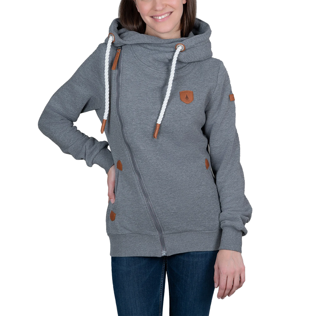 Wanakome Women's Athena Asymmetrical Zip Hoodie