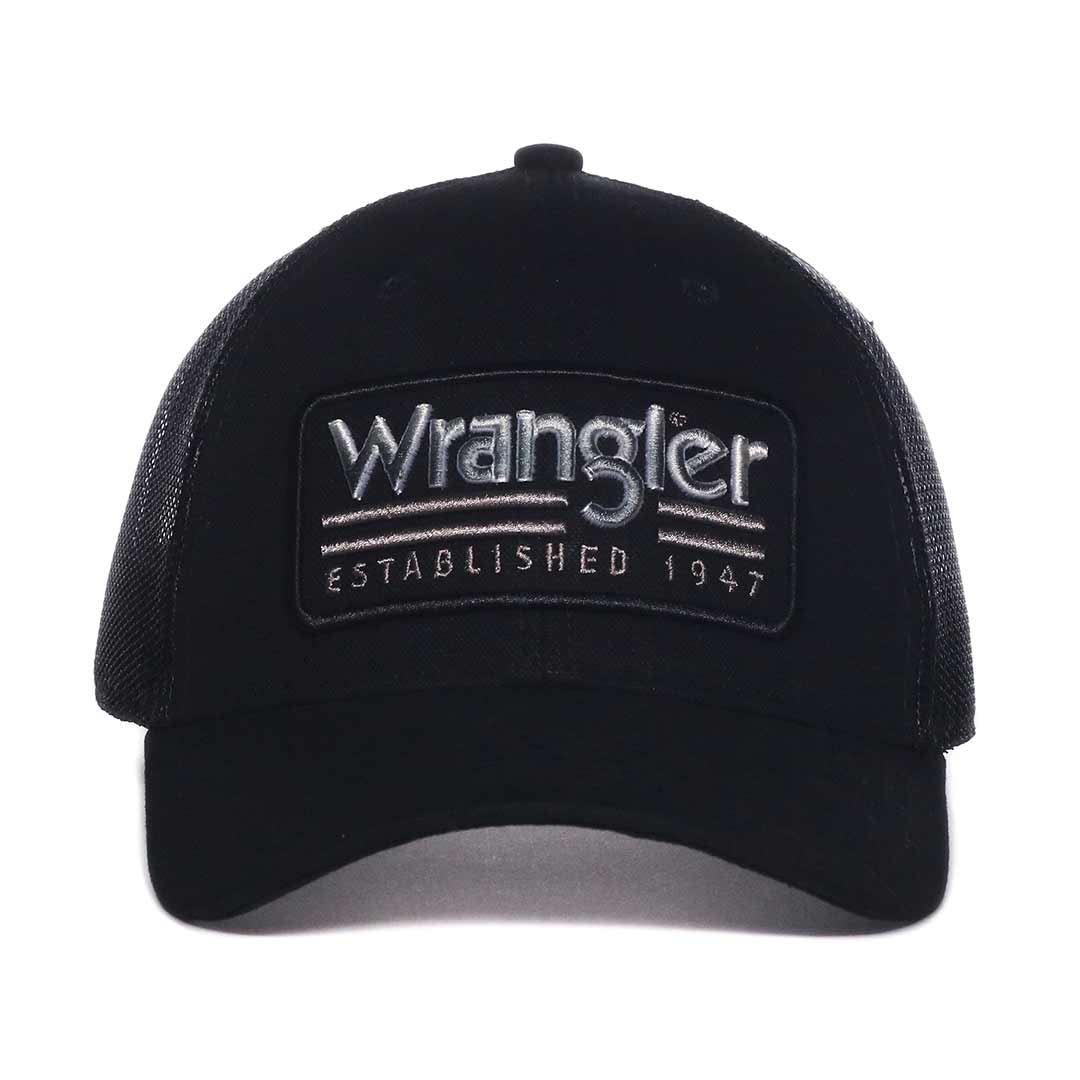 Wrangler Men's Embroidered Logo Patch Snap Back Cap