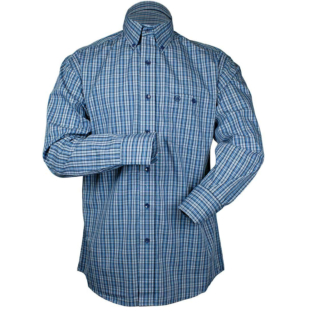 Wrangler Men's Relaxed Fit Plaid Button-Down Shirt