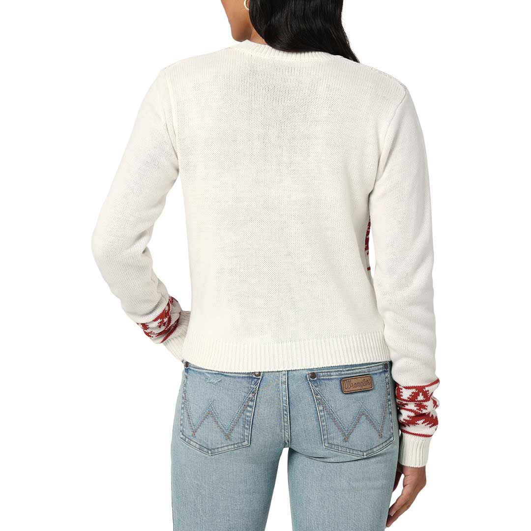Wrangler Women's Steer Head Pullover Sweater