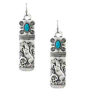 Wyo-Horse Horse Totem Tablet Earrings