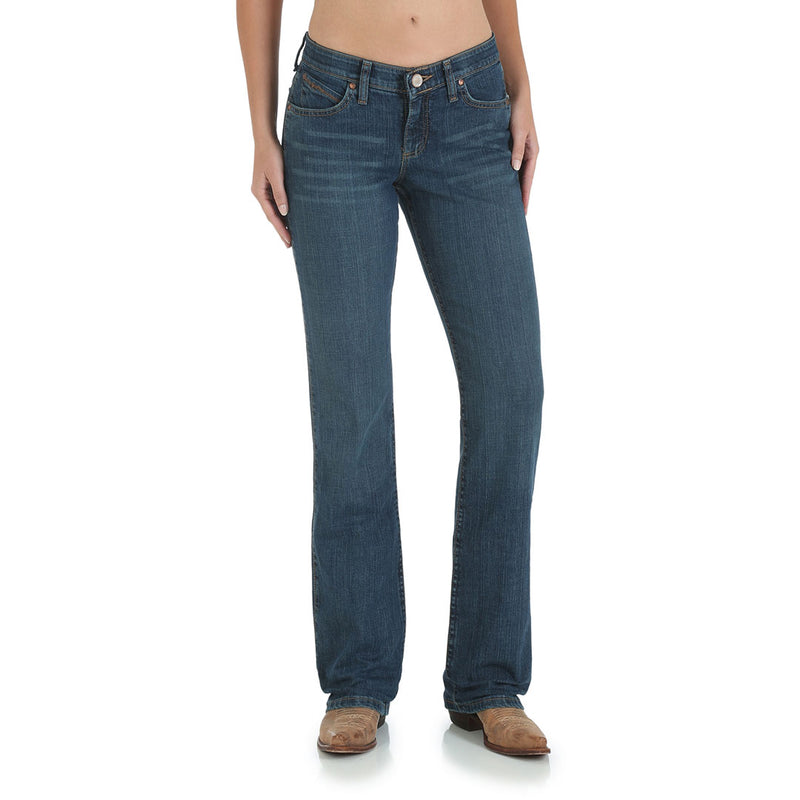Wrangler Women's Ultimate Riding Q-Baby Mid Rise Jeans