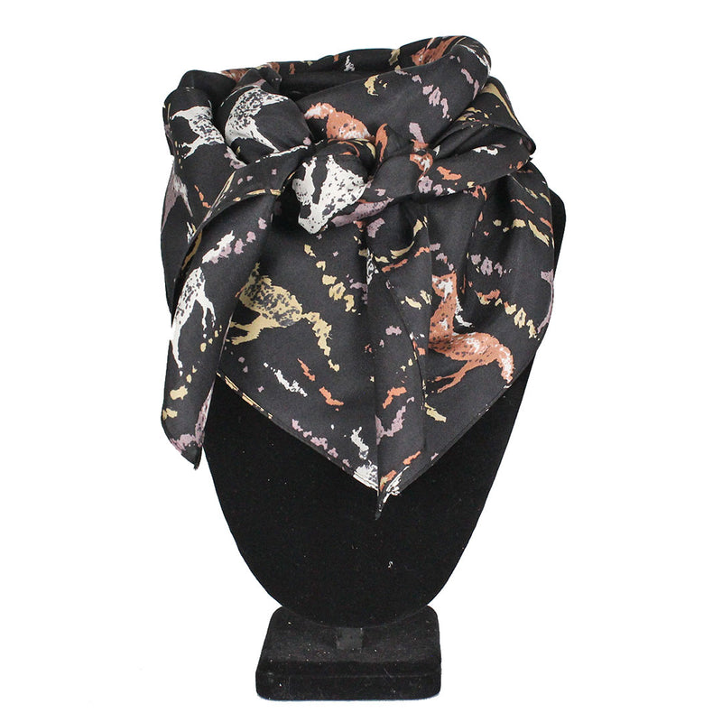 Austin Accent Abstract Horse Wild Rag Scarf