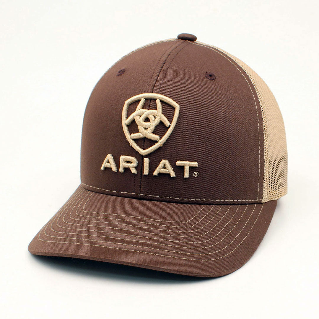Ariat Men's Embroidered Logo Mesh Back Cap