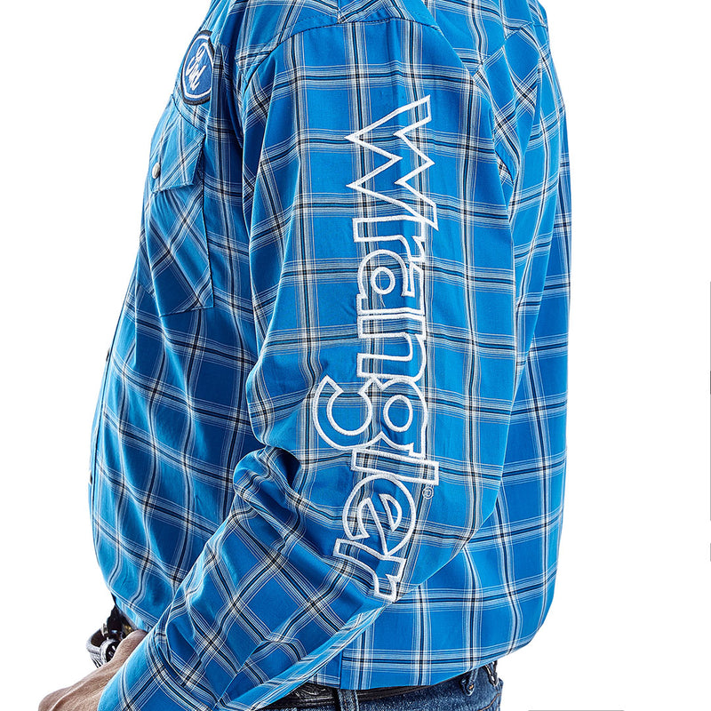 Wrangler Men's Ford Logo Plaid Shirt